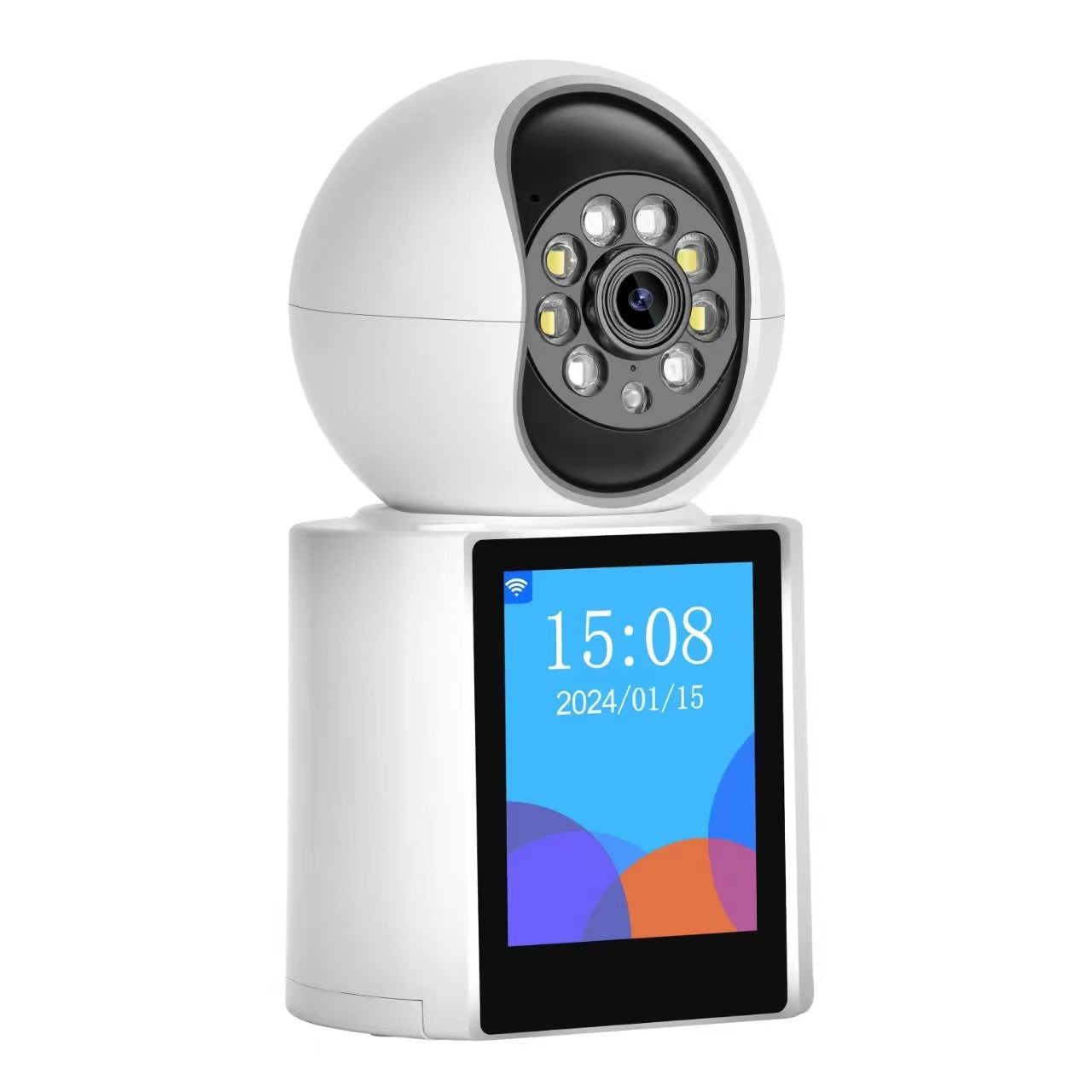 HiOO V2 Two-way Video WIFI Camera 2MP,2.8-Inch IPS display