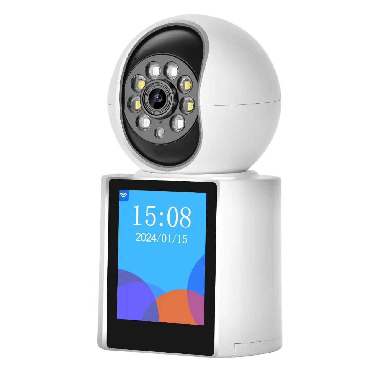 HiOO V2 Two-way Video WIFI Camera 2MP,2.8-Inch IPS display